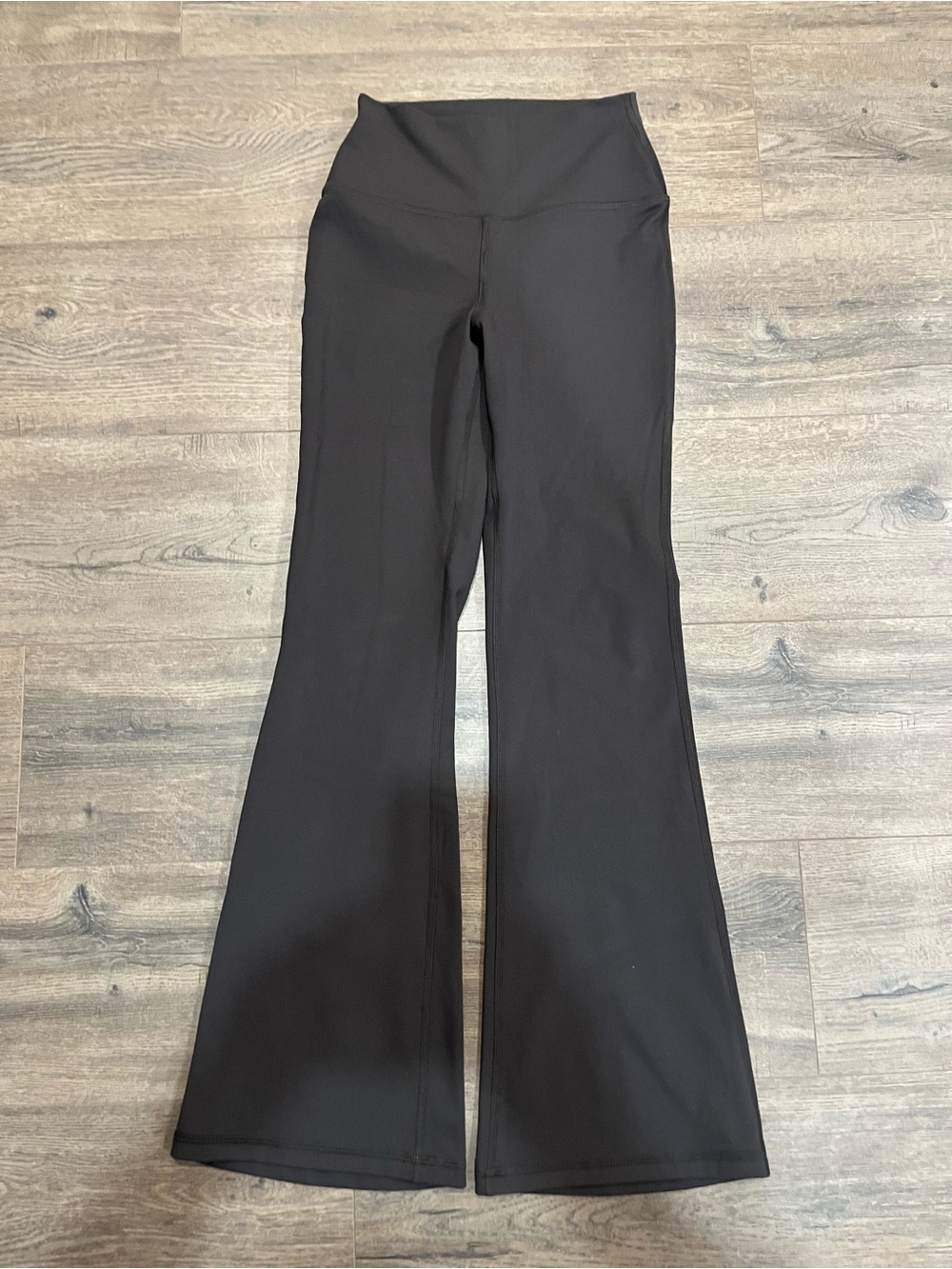 90 Degree By Reflex Black High-Waist Flare Yoga Leggings